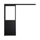 Ver imagem 1 de Porta de Correr Veneziana Aluminio 215x90cm Suspensa Preto CRV