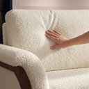 Ver mais imagens de Sofá Living 2 Lugares Royal 162 cm Pes Madeira Boucle Tce 1010 Moll