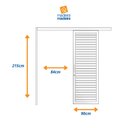 Ver imagem 2 de Porta de Correr Veneziana de Aluminio 215x90cm Suspensa