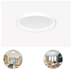 Plafon Luminária Round Led Moderno Redondo 3000k 36w Opus - 4