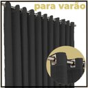 Ver imagem 5 de cortina quarto Janela 2,70 x 1,60 apartamento Milam preto