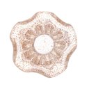 Ver imagem 4 de Vaso de Murano Italy Transparente e Dourado 10cm x 10cm x 11cm - Wolff