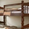 Cama Beliche Madeira Maciça Solteiro Torneada Resistente - 4