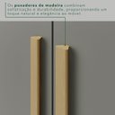 Ver mais imagens de Guarda-Roupa Casal 6 Portas 2 Gavetas França Espresso Móveis Cinza/Jequitibá/Granizo