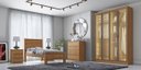 Ver imagem 2 de Guarda Roupa Casal Moderni Glass Reflecta 4 Portas 3 Gavetas Nh Rei de Casa Cumaru