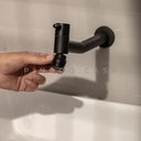 Ver imagem 5 de Torneira Monocomando de Parede Para Banheiro Urupá Pingoo.casa - Preto