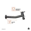 Ver imagem 3 de Torneira Monocomando de Parede Para Banheiro Urupá Pingoo.casa - Preto