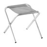 BANQUETA CAMPING DE ALUMÍNIO DOBRÁVEL CINZA - 1