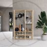 Arara De Madeira Com Suporte MUEBLES DESIGN Arara de roupas pinus multiuso - 8
