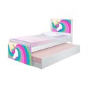Ver imagem 6 de Bi Cama Juvenil Zap com Cabeceira Unicórnio Arco Íris