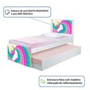 Ver imagem 3 de Bi Cama Juvenil Zap com Cabeceira Unicórnio Arco Íris
