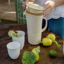 Ver imagem 4 de Jarra com Tampa 1,8 L em Plastico Reciclado - Tierra - Branco Leite - Guzzini