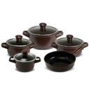 Ver imagem 1 de Conjunto de Caçarolas Duo Smart 5 Peças Chocolate Ceraflame