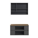 Ver imagem 3 de Conjunto para Banheiro 88,4cm com Gabinete Suspenso e Espelheira Berlin Art In Móveis
