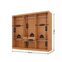 Ver imagem 3 de Guarda Roupa Casal Connor Mdf 3 Portas e 2 Gavetas com Espelho Moderna Mobília