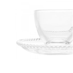 Conjunto de 4 Xícaras de Chá com Pires 200 Ml Cristal Wolff - 2