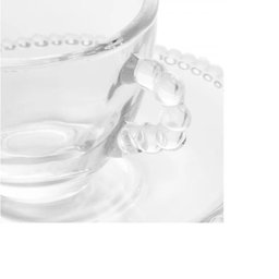 Conjunto de 4 Xícaras de Chá com Pires 200 Ml Cristal Wolff - 3