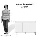 Ver imagem 5 de Balcão de Pia para Cozinha 120 Cm 3 Portas Kadu Amêndoa/branco