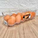 Ver imagem 2 de Porta Ovos Transparente Geladeira Empilhável Acrílico - Organizador de Ovo Acrilico - 12 ovos - PANA