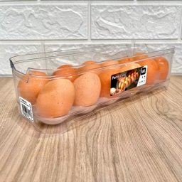 Porta Ovos Transparente Geladeira Empilhável Acrílico - Organizador de Ovo Acrilico - 12 ovos - PANA - 2