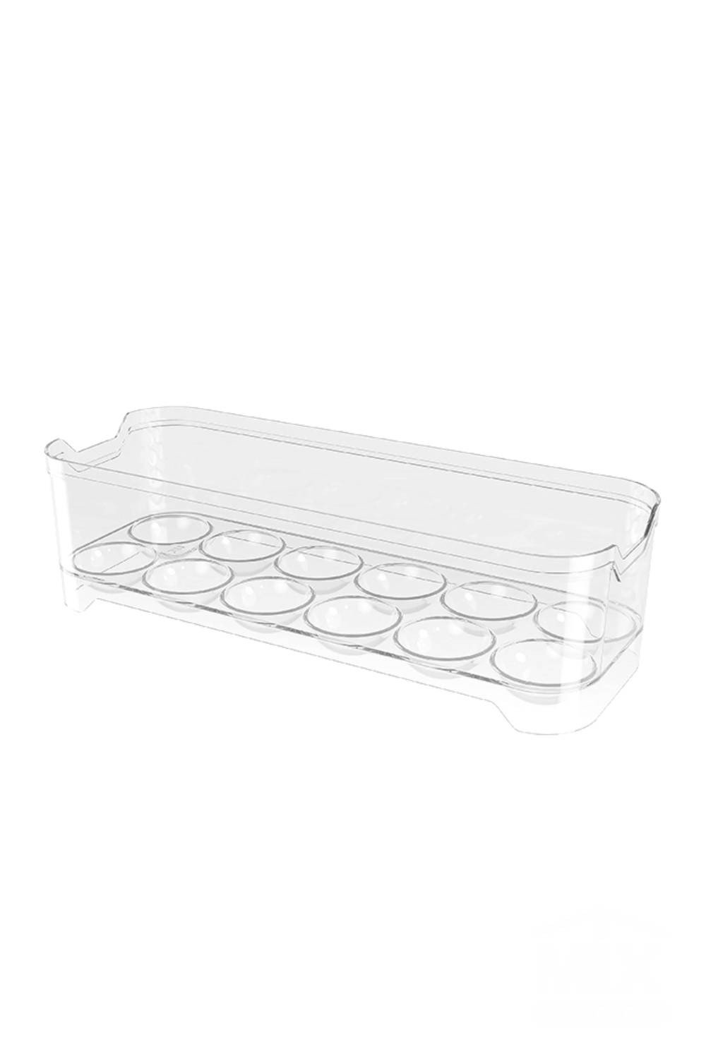 Porta Ovos Transparente Geladeira Empilhável Acrílico - Organizador de Ovo Acrilico - 12 ovos - PANA - 4
