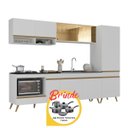 Ver imagem 2 de Cozinha Completa c/Balcão para Cooktop Veneza MP2271 Multimóveis + Brinde Jogo de Panelas Tramontina