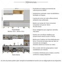 Ver imagem 3 de Cozinha Completa c/Balcão para Cooktop Veneza MP2271 Multimóveis + Brinde Jogo de Panelas Tramontina