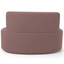 Ver mais imagens de Sofá 2 Lugares 140cm Orgânico para Sala de Estar Living Larissa L02 Suede Rosê - Lyam Decor