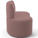 Ver imagem 6 de Sofá 2 Lugares 140cm Orgânico para Sala de Estar Living Larissa L02 Suede Rosê - Lyam Decor