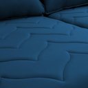 Ver imagem 5 de Sofá Retrátil Reclinável Paris 1,80m Suede Velut Azul Marinho Molas no Assento - King House