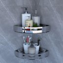 Ver imagem 4 de Suporte Porta Shampoo para Banheiro de Canto Inox Brilhante