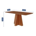 Ver imagem 2 de Mesa de Madeira Maite 160 Cm Cinamomo - Cimol