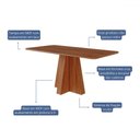 Ver imagem 3 de Mesa de Madeira Maite 160 Cm Cinamomo - Cimol