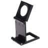 Lupa Conta Fios 10x Mini Mesa Bancada Suporte Dobravel Lente Optica 28mm com Escala Profissional - 2
