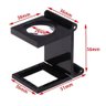 Lupa Conta Fios 10x Mini Mesa Bancada Suporte Dobravel Lente Optica 28mm com Escala Profissional - 7