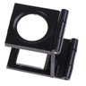 Lupa Conta Fios 10x Mini Mesa Bancada Suporte Dobravel Lente Optica 28mm com Escala Profissional - 6