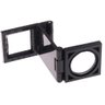 Lupa Conta Fios 10x Mini Mesa Bancada Suporte Dobravel Lente Optica 28mm com Escala Profissional - 3