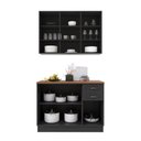Ver imagem 5 de Cozinha Modulada Compacta Americana 100% MDF 120cm com Rodapé Provence Multimóveis Crink-CPT005