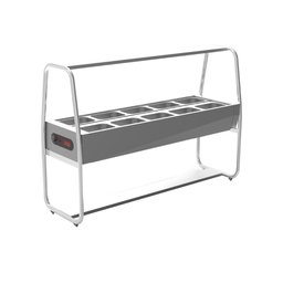 Balcão Buffet Carrinho Self Service Térmico 10 Cubas Inox 110V Saro - 2