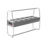 Balcão Buffet Carrinho Self Service Térmico 10 Cubas Inox 110V Saro - 2
