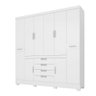 Guarda Roupa Casal 8 Portas 84020 Branco - 1
