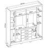 Guarda Roupa Casal 8 Portas 84020 Branco - 4