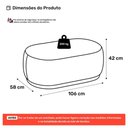 Ver imagem 3 de Kit 02 Puffs Decorativos Orgânicos Molly 02 Lugares Bouclê Cinza Claro - Desk Design