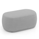 Ver imagem 5 de Kit 02 Puffs Decorativos Orgânicos Molly 02 Lugares Bouclê Cinza Claro - Desk Design