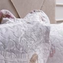 Ver imagem 5 de Kit Cobre Leito Rolinho Solteiro + Porta Travesseiro Toque Macio Ballet