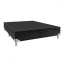 Ver imagem 1 de Base para Cama Box Casal 138x188x28 Sued Preto Portobel Preto
