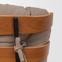 Ver imagem 5 de Poltrona Costela com Braço e Puff lona - Caqui Abra Cadabra