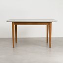 Ver mais imagens de Mesa com 4 Cadeiras Madeira Maciça Tampo MDF e Vidro Tangará Tiê CabeCasa MadeiraOriginals Bege/C
