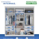 Ver imagem 5 de Guarda-Roupa Casal 6 Portas 4 Gavetas com Espelho New Malibu Espresso Móveis