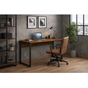 Ver imagem 1 de Mesa Multiuso Industrial Aço 100cm Marrom Perfect